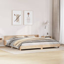 sengeramme uden madras 200x200 cm massivt fyrretræ