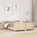 sengeramme uden madras 160x200 cm massivt fyrretræ