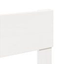 sengeramme uden madras 160x200 cm massivt fyrretræ hvid