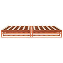 sengeramme uden madras 180x200 cm massivt fyrretræ gyldenbrun