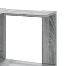 bogreol til hjørne 80x30x154 cm 5 hylder konstrueret træ