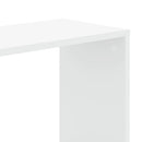 bogreol 45x23,5x162,5 cm 5 hylder konstrueret træ hvid
