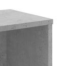 bogreol 50x25x105 cm konstrueret træ betongrå
