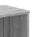 bogreol 50x25x105 cm konstrueret træ grå sonoma-eg