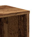bogreol 50x25x105 cm konstrueret træ antikt træ