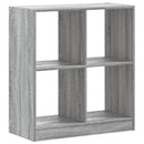 skab 68,5x32x75 cm konstrueret træ grå sonoma-eg
