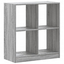 skab 68,5x32x75 cm konstrueret træ grå sonoma-eg