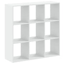 bogreol 102x32x102 cm konstrueret træ hvid