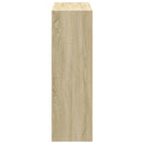 bogreol 102x32x102 cm konstrueret træ sonoma-eg