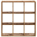 bogreol 102x32x102 cm konstrueret træ antikt træ