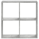 skab 68,5x32x68,5 cm konstrueret træ betongrå