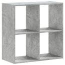 skab 68,5x32x68,5 cm konstrueret træ betongrå