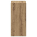 skab 68,5x32x68,5 cm konstrueret træ egetræsfarve