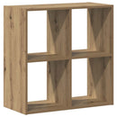 skab 68,5x32x68,5 cm konstrueret træ egetræsfarve