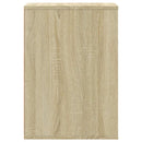 kommode til hjørne 40x41x58 cm konstrueret træ sonoma-eg