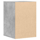 kommode til hjørne 40x41x58 cm konstrueret træ betongrå