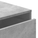 kommode til hjørne 60x41x58 cm konstrueret træ betongrå
