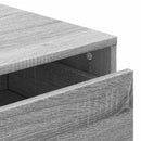 kommode til hjørne 60x41x58 cm konstrueret træ grå sonoma-eg