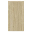 kommode til hjørne 40x41x76 cm konstrueret træ sonoma-eg