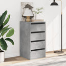 kommode til hjørne 40x41x76 cm konstrueret træ betongrå