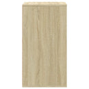 kommode til hjørne 60x41x76 cm konstrueret træ sonoma-eg