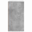 kommode til hjørne 60x41x76 cm konstrueret træ betongrå