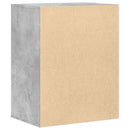 kommode til hjørne 60x41x76 cm konstrueret træ betongrå