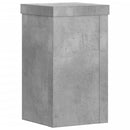 plantestativer 2 stk. 10x10x18 cm konstrueret træ betongrå