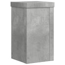 plantestativer 2 stk. 10x10x18 cm konstrueret træ betongrå