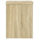 plantestativer 2 stk. 15x15x20 cm konstrueret træ sonoma-eg