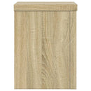 plantestativer 2 stk. 15x15x20 cm konstrueret træ sonoma-eg