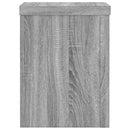 plantestativer 2 stk. 15x15x20 cm konstrueret træ grå sonoma-eg