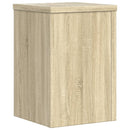 plantestativer 2 stk. 20x20x30 cm konstrueret træ sonoma-eg