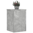 plantestativer 2 stk. 20x20x30 cm konstrueret træ betongrå