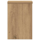 plantestativer 2 stk. 20x20x30 cm konstrueret træ egetræsfarvet