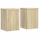 plantestativer 2 stk. 25x25x35 cm konstrueret træ sonoma-eg