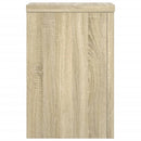 plantestativer 2 stk. 25x25x35 cm konstrueret træ sonoma-eg