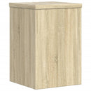 plantestativer 2 stk. 25x25x35 cm konstrueret træ sonoma-eg