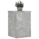 plantestativer 2 stk. 25x25x35 cm konstrueret træ betongrå