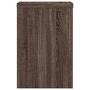 plantestativer 2 stk. 25x25x35 cm konstrueret træ brunt eg