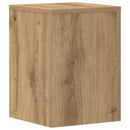 plantestativer 2 stk. 25x25x35 cm konstrueret træ egetræsfarvet