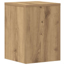 plantestativer 2 stk. 25x25x35 cm konstrueret træ egetræsfarvet