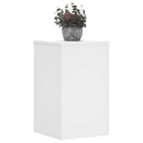 plantestativer 2 stk. 30x30x50 cm konstrueret træ hvid