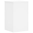 plantestativer 2 stk. 30x30x50 cm konstrueret træ hvid