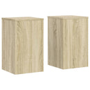 plantestativer 2 stk. 30x30x50 cm konstrueret træ sonoma-eg