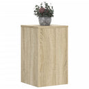 plantestativer 2 stk. 30x30x50 cm konstrueret træ sonoma-eg