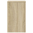 plantestativer 2 stk. 30x30x50 cm konstrueret træ sonoma-eg
