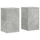 plantestativer 2 stk. 30x30x50 cm konstrueret træ betongrå