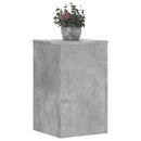plantestativer 2 stk. 30x30x50 cm konstrueret træ betongrå
