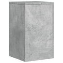 plantestativer 2 stk. 30x30x50 cm konstrueret træ betongrå